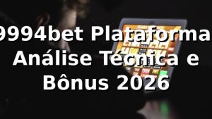 9994bet Plataforma: Análise Técnica e Bônus 2026 🚀